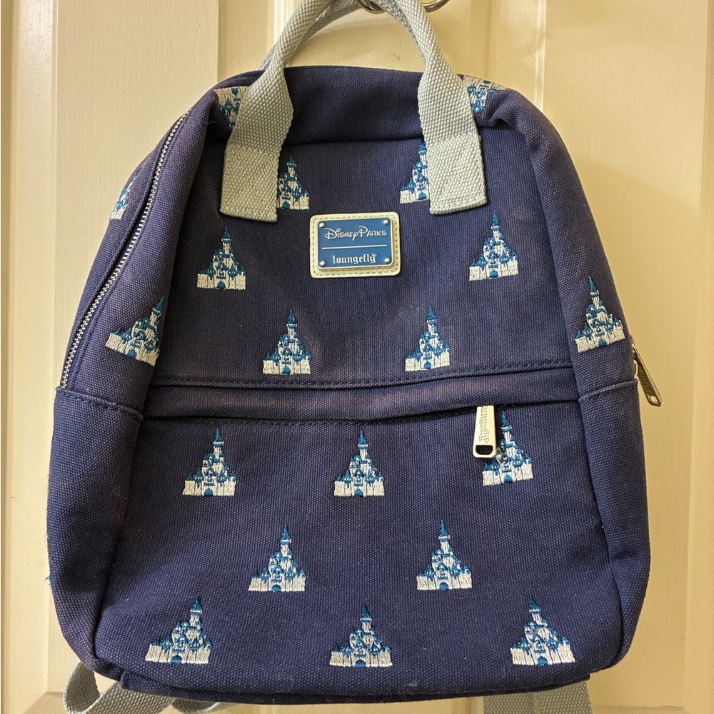 Disney Parks x Loungefly Cinderella Castle Canvas Backpack